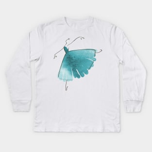 ballerina Kids Long Sleeve T-Shirt